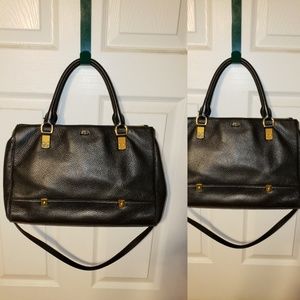 Ralph Lauren Pebbled Leather Satchel